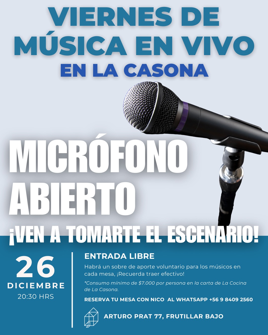 Viernes de Música en Vivo en La Casona
