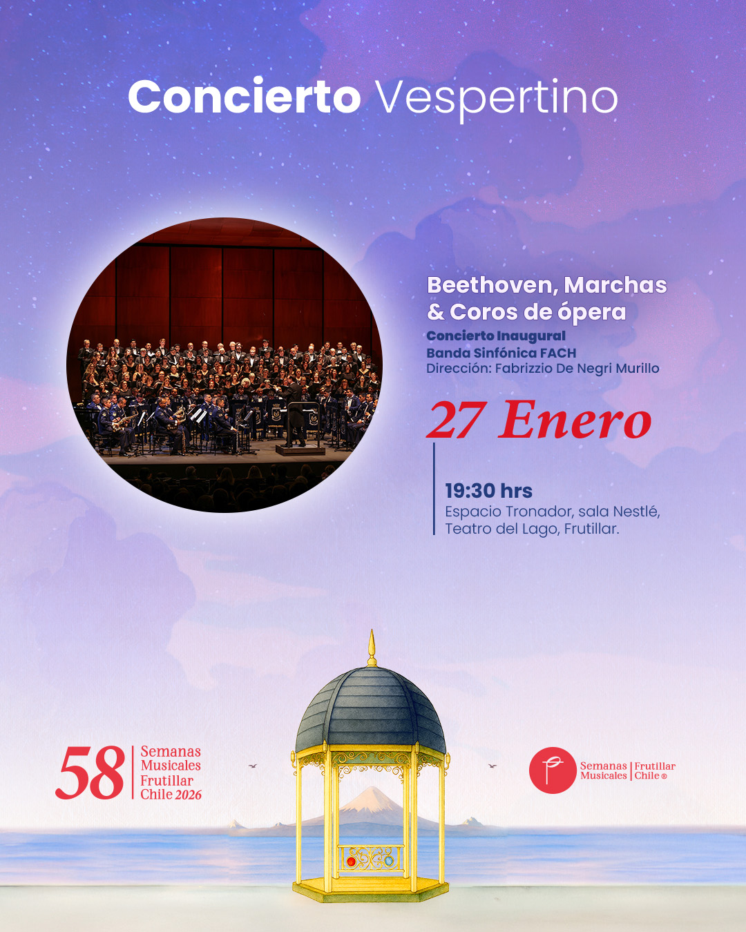 Concierto Vespertino: Beethoven, Marchas & Coros de ópera