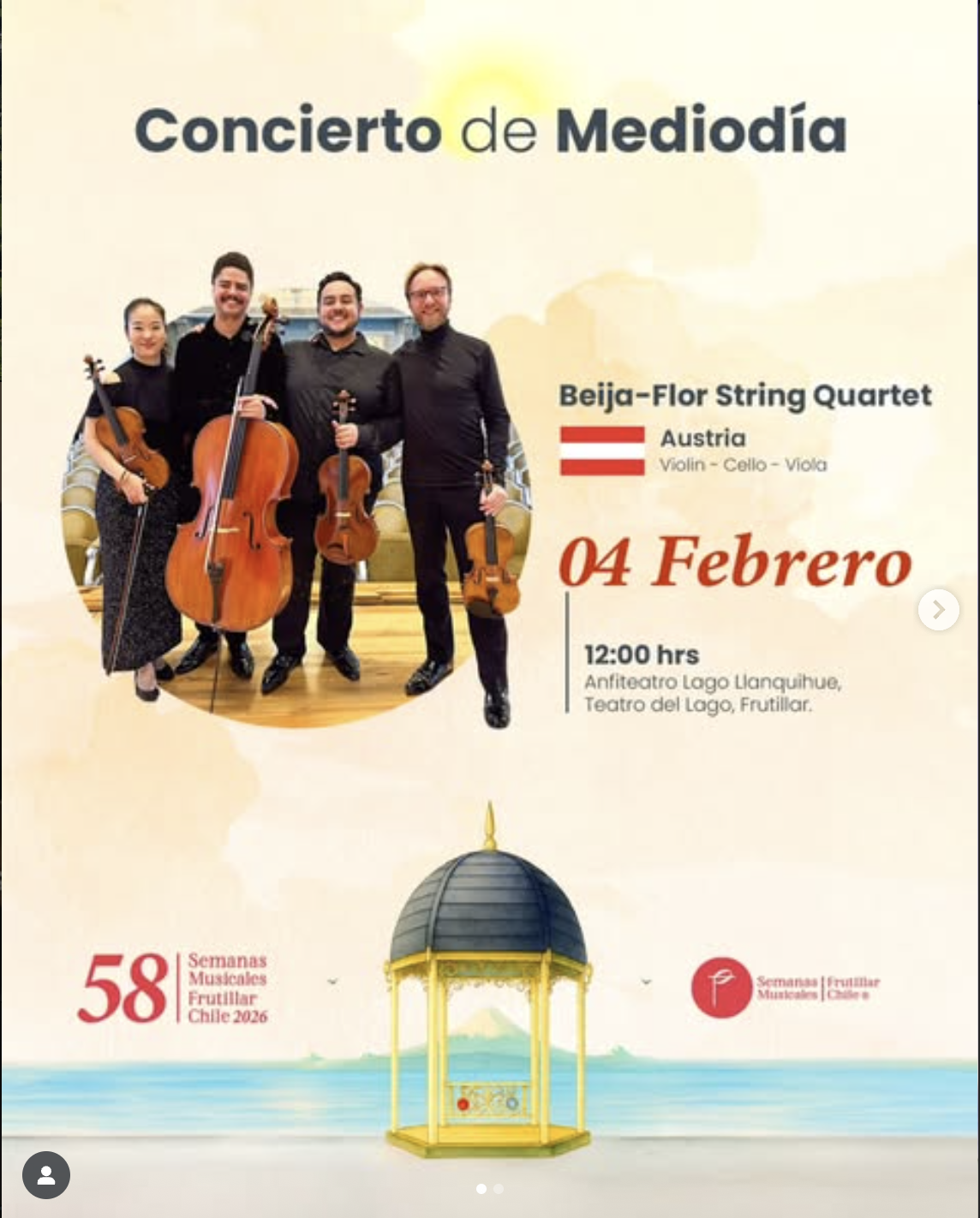 Concierto de Mediodía - Beija-Flor String Quartet