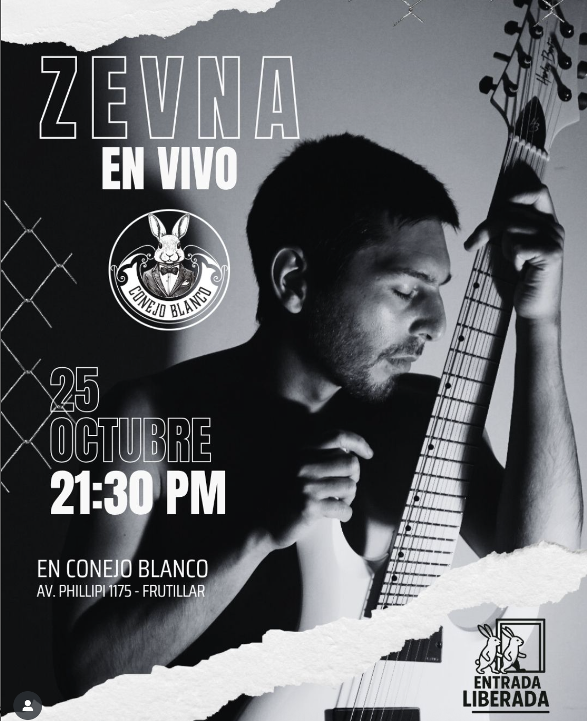 ZEVNA en Vivo — Noche de Rock en Conejo Blanco 🎸🔥