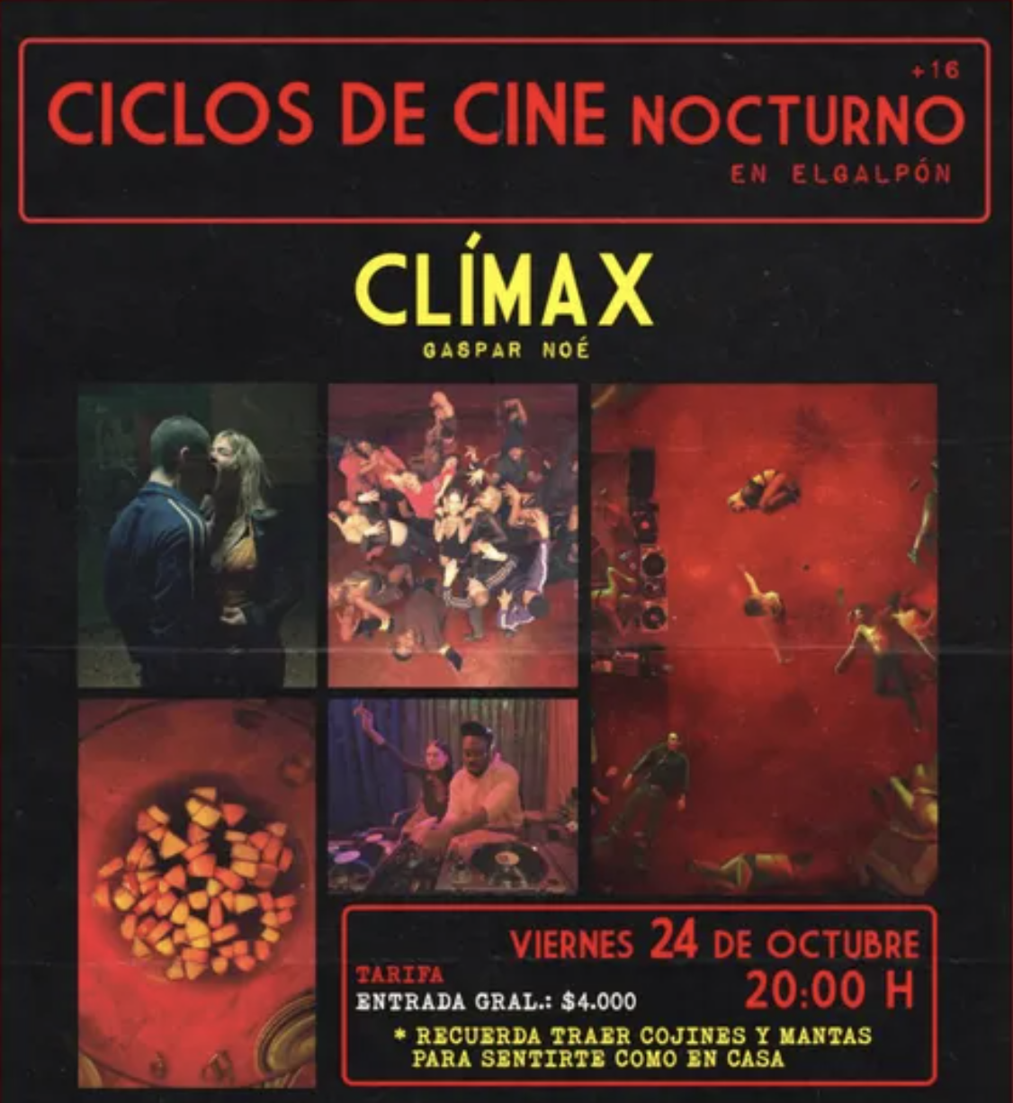 Ciclos de Cine Nocturno: Clímax 🎥