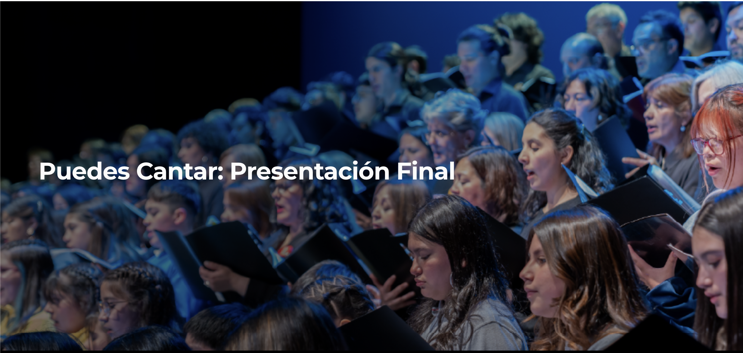 Puedes Cantar: Presentación Final